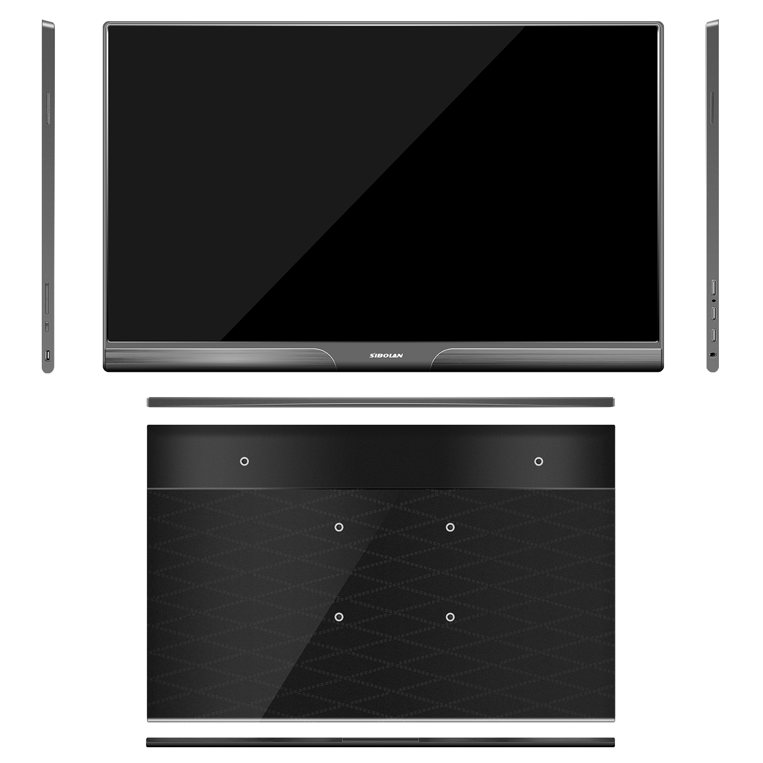Monitor portatile USB da 15,6 pollici con schermo touch 1080p di tipo C per laptop Ps4
