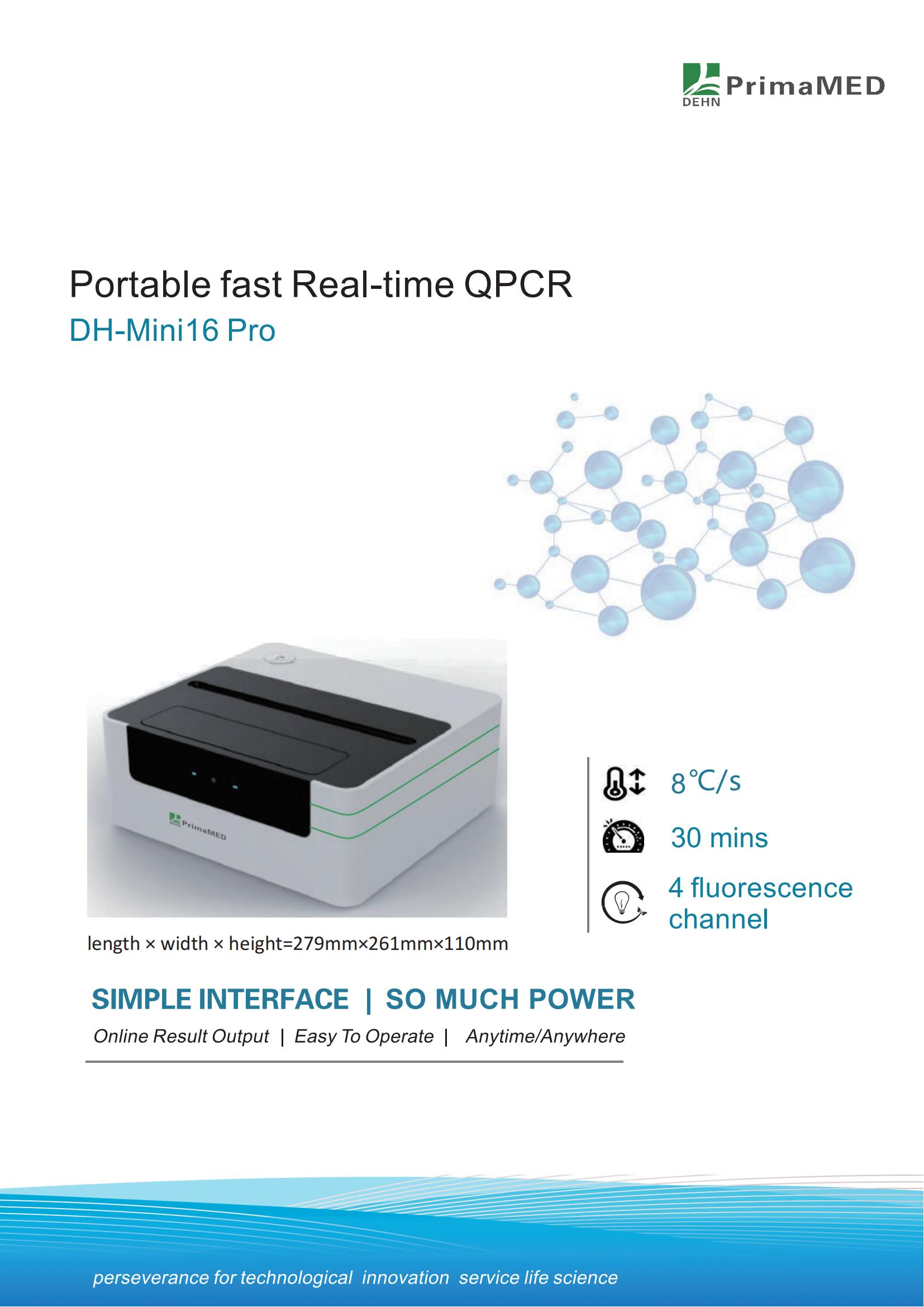 Portatile Veloce QPCR in tempo reale