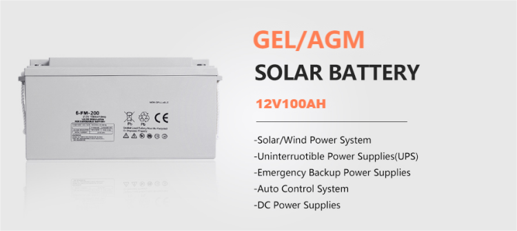 Fornitore di batterie di accumulo di energia solare AGM