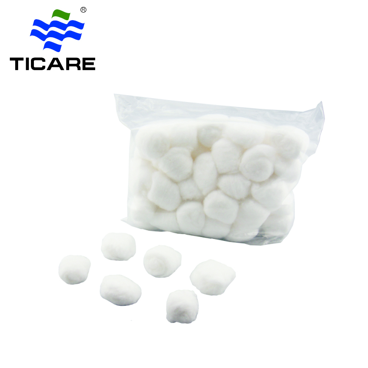 Palloni di cotone idrofilo monouso medicali da 0,5 g

