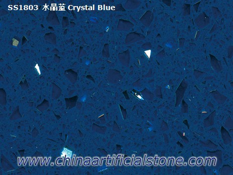 Pietra di quarzo blu stellare blu stellare blu cristallo scuro
