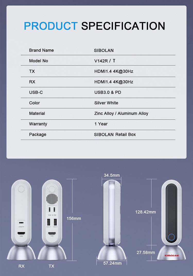 Trasmettitore video HDMI wireless