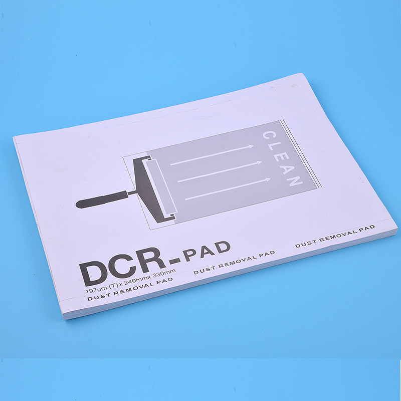 Tampone di carta adesiva DCR per la rimozione della polvere per camera bianca
