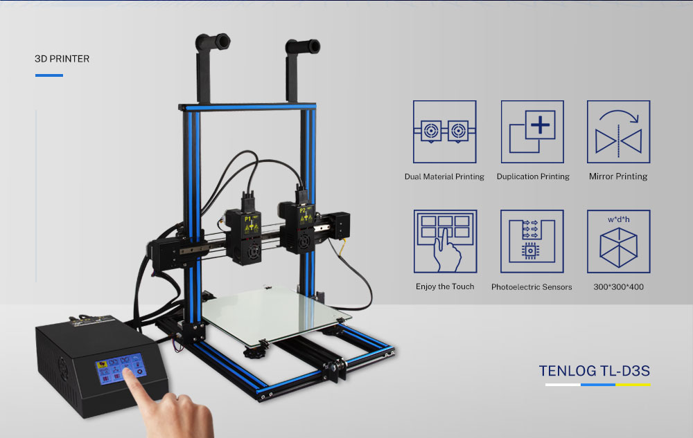 Funzione stampante 3D TENLOG D3S DMP