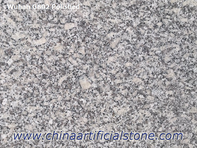 Lastre per piastrelle Hubei G602 in granito bianco grigio più economico della Cina
