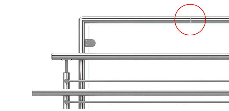 Gomito a 180 gradi in acciaio inossidabile 316L