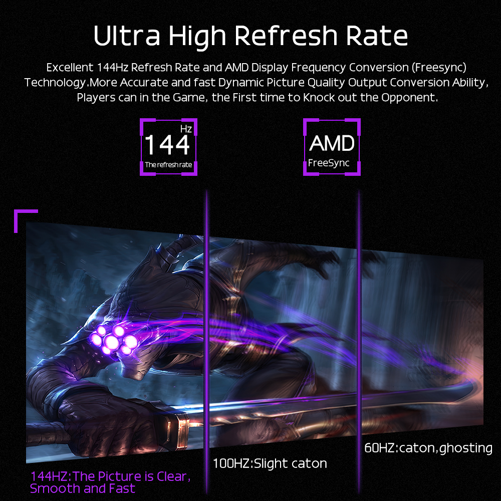 Monitor portatile da 144 Hz hdr ips ultra gaming