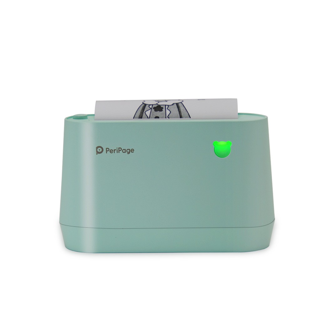 Stampante fotografica termica portatile per codici a barre con mini etichette da 3 pollici con 300 dpi
