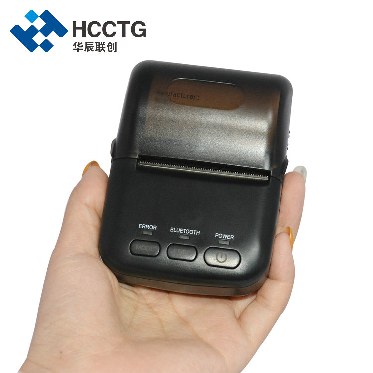 Mini Bluetooth 58mm Stampante termica per codici a barre 2D mobile HCC-T12
