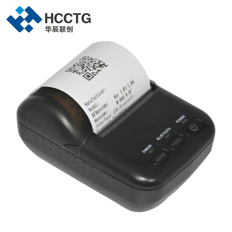 USB Bluetooth 58mm Stampante termica portatile per codici a barre HCC-T12
