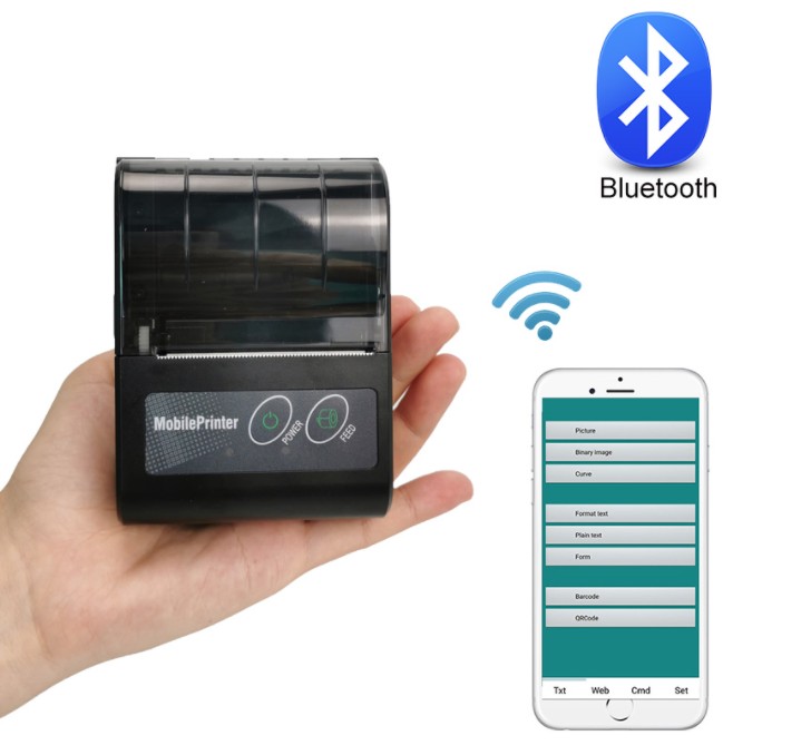 Stampante termica bluetooth da 58 mm