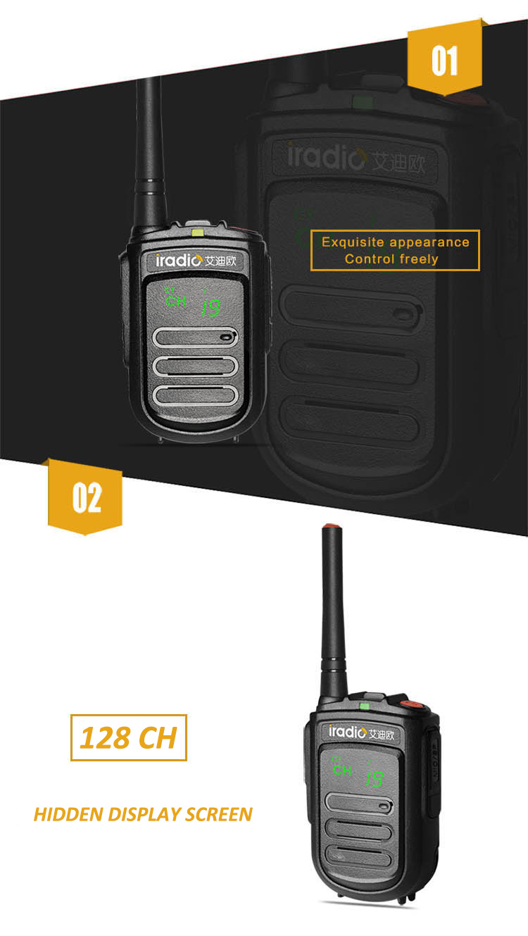 walkie-talkie portatile uhf