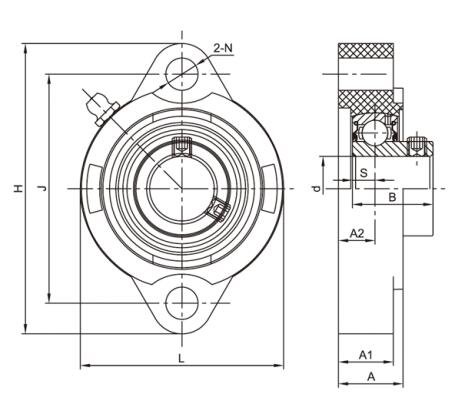 Cuscinetti termoplastici TP-SSBLF205