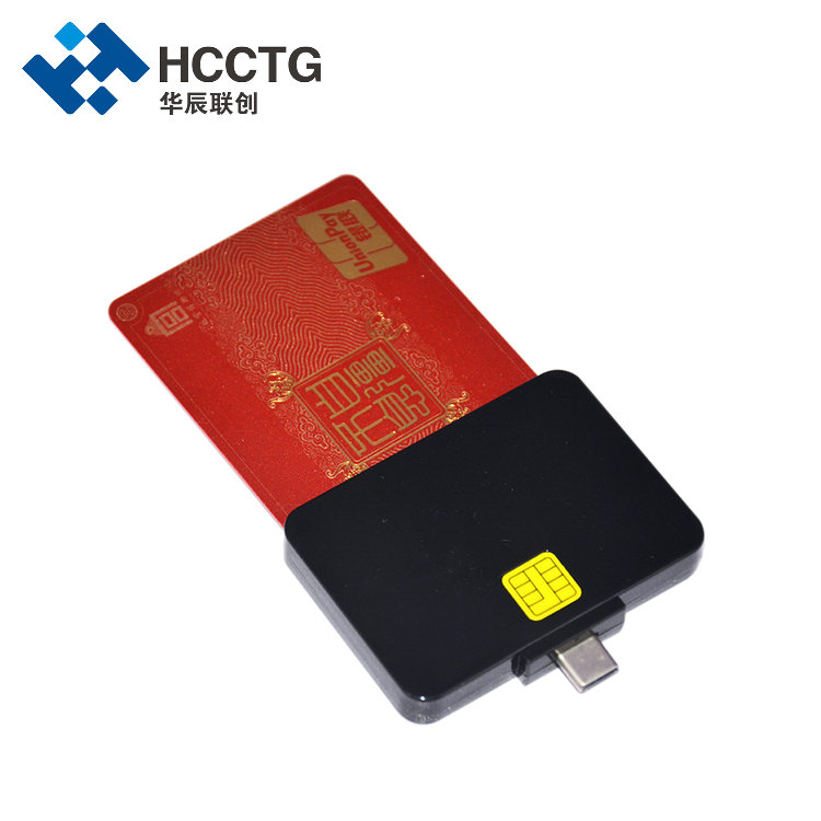 Lettore di smart card a contatto CE ROHS USB tipo C DCR32
