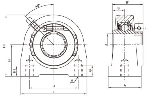 Fermacuscino in acciaio inox SSUEPA205-14