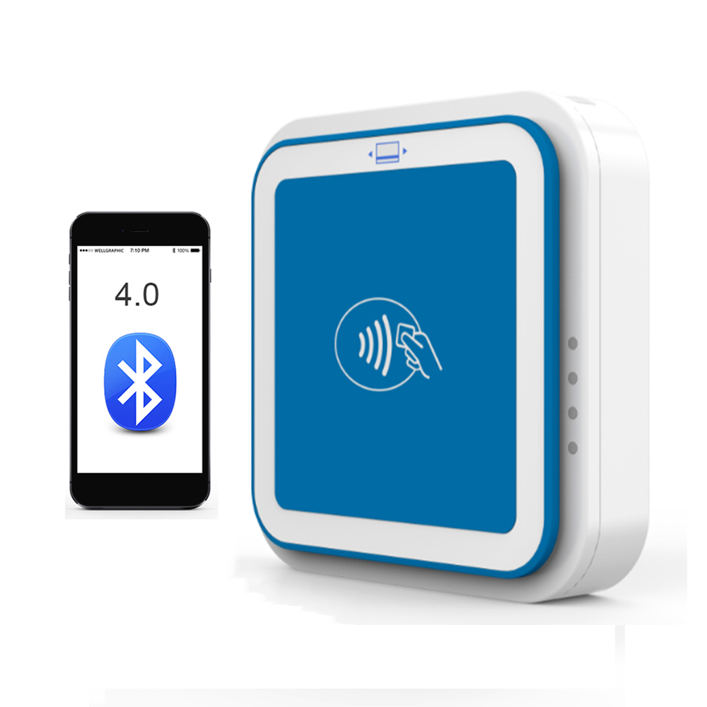 Lettore di carte di credito NFC mobile intelligente Bluetooth 3 in 1 con certificazioni PCI EMV I9
