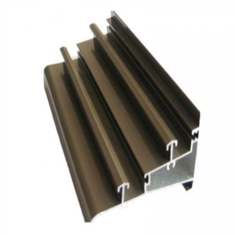 Profilo in alluminio per trattamento superficiale con elettroforesi in vendita in fabbrica
