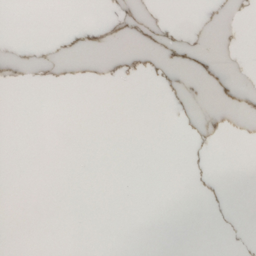 Decoro simile al marmo Calacatta Quarzo naturale Pietra ricostruita Qualità Prezzo superficie YF9008-2
