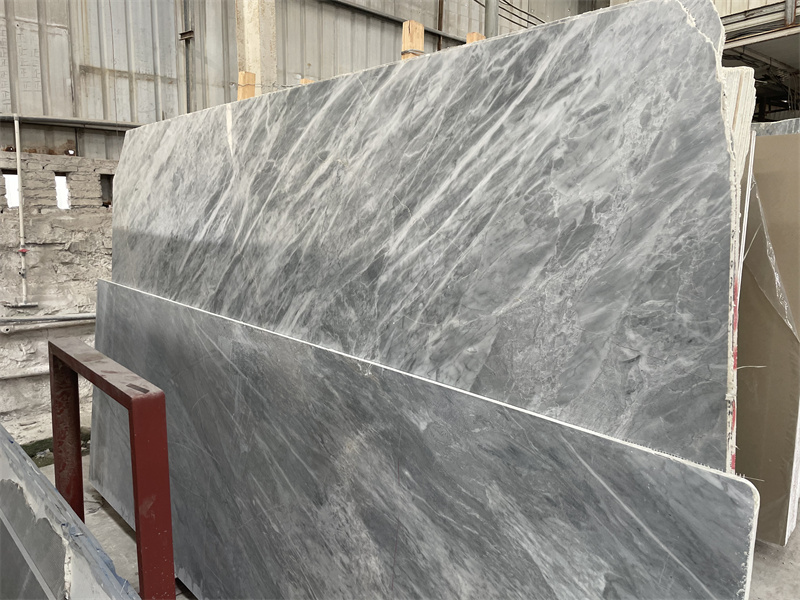 Lastra di piastrelle in marmo grigio Himalaya
