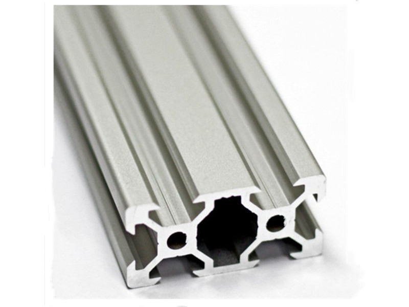 Profilo industriale anodizzato con telaio in lega di alluminio estruso con scanalatura a T
