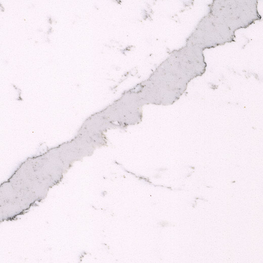 OP9009 Fabbricazione da banco di colore popolare in pietra di quarzo bianco Calacatta
