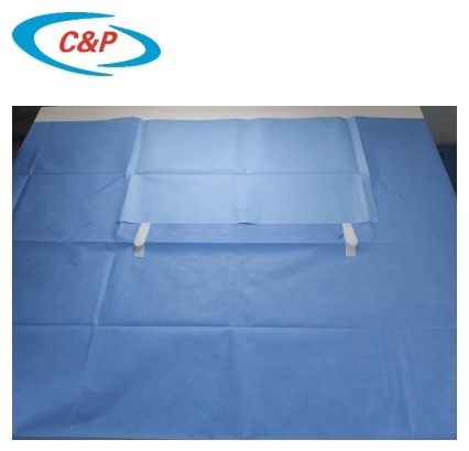 Telo laterale adesivo rinforzato chirurgico/medico blu monouso per chirurgia secondo la certificazione CE&amp;ISO 13485
