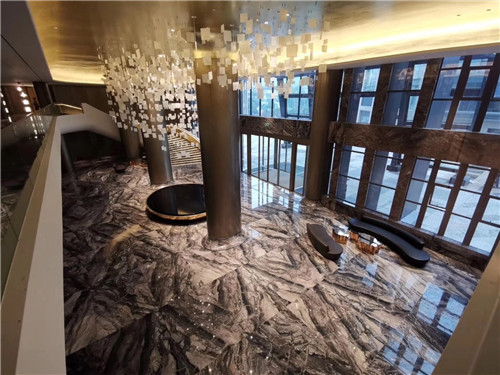 Piastrelle per lobby in marmo marrone di Venezia