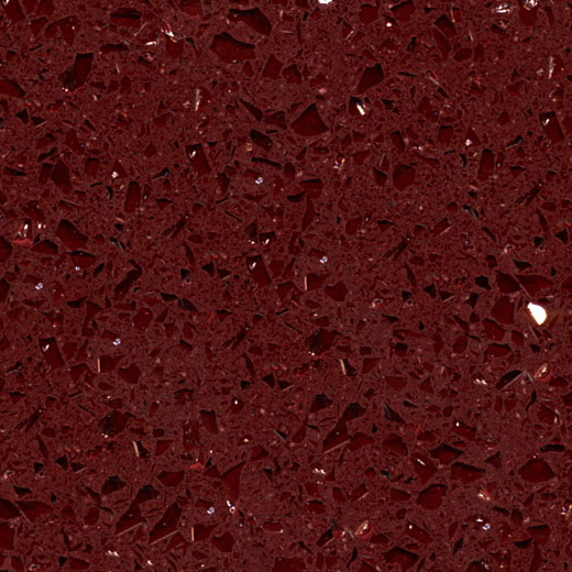 OP1816 Lastra di quarzo da cucina rosso scuro stellare
