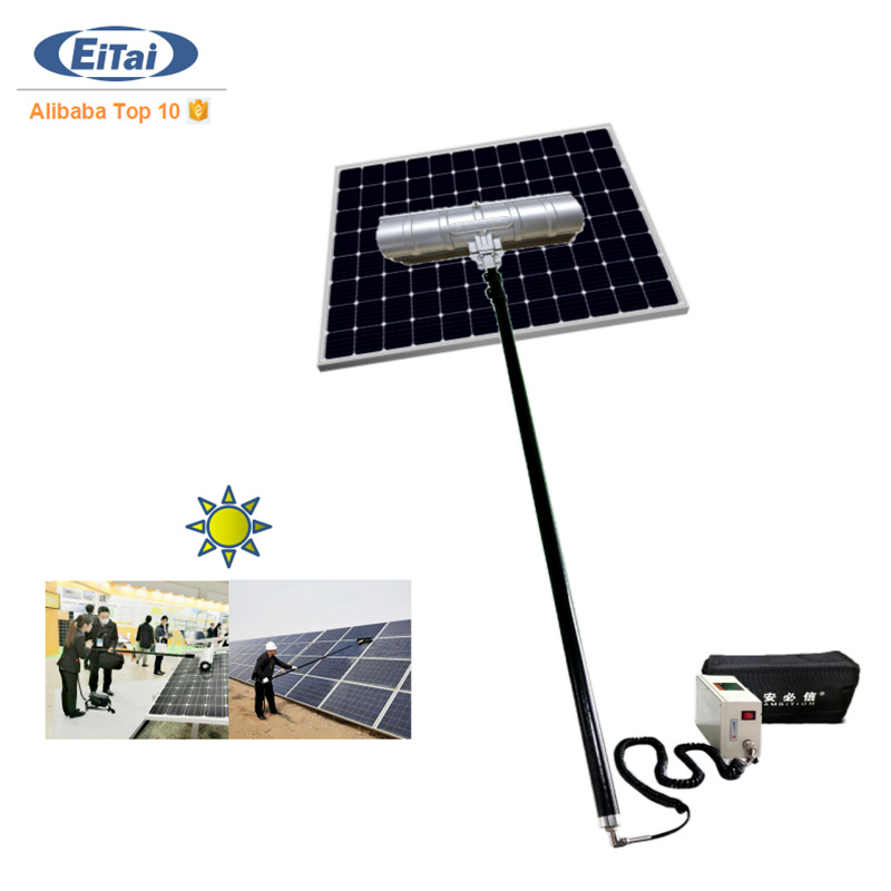 Sistema di pulizia del pannello solare EiTai con batteria Pompa dell'acqua per la pulizia automatica del pannello solare Prezzo
