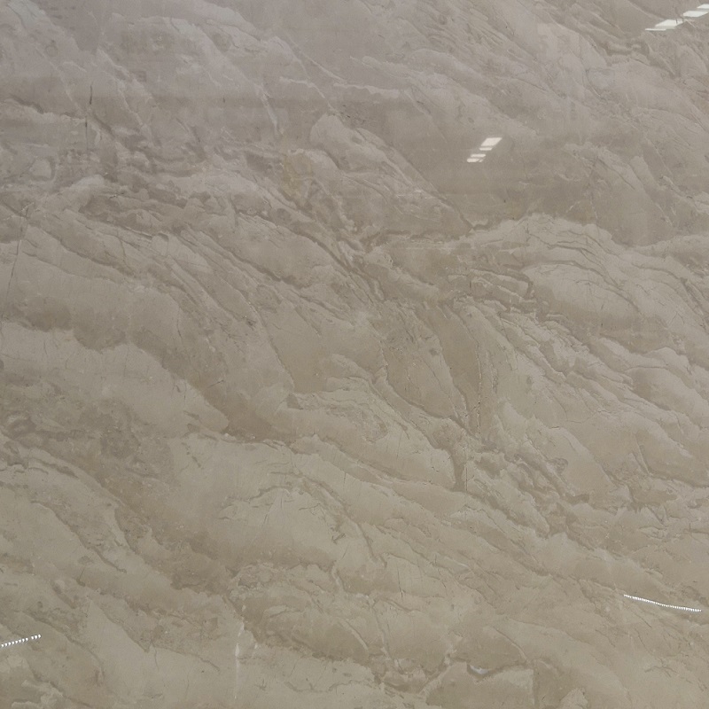 Lastra di marmo beige Amasya Turchia lucidata
