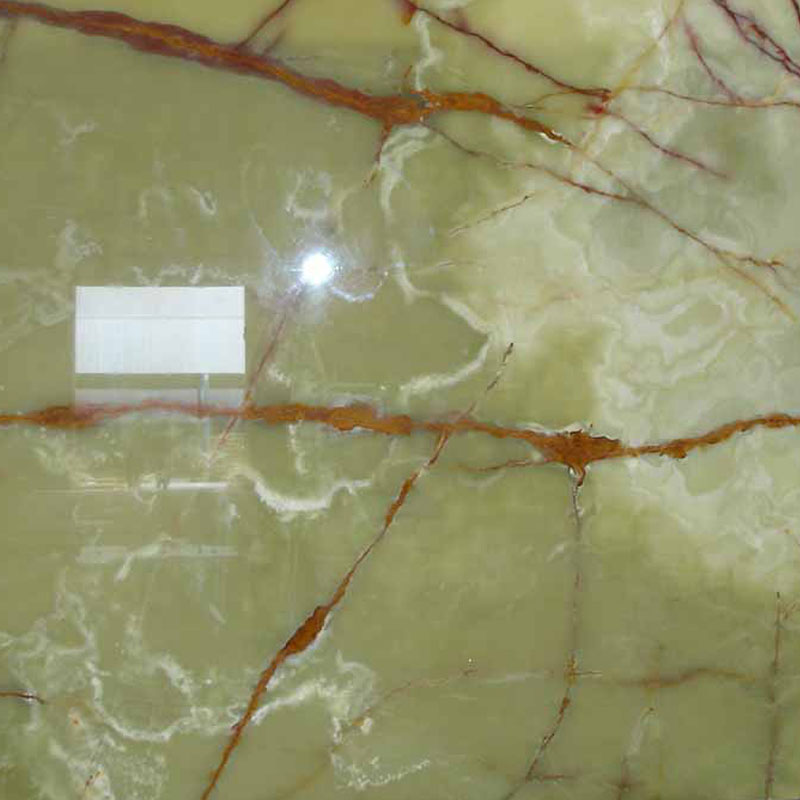 Pietra di marmo onice verde naturale
