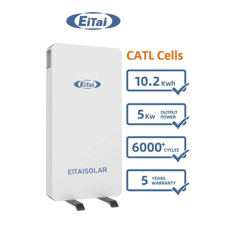 Eitai 48V power wall batterie agli ioni di litio 6000 ciclo di vita
