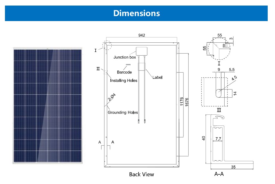 Modulo fotovoltaico solare