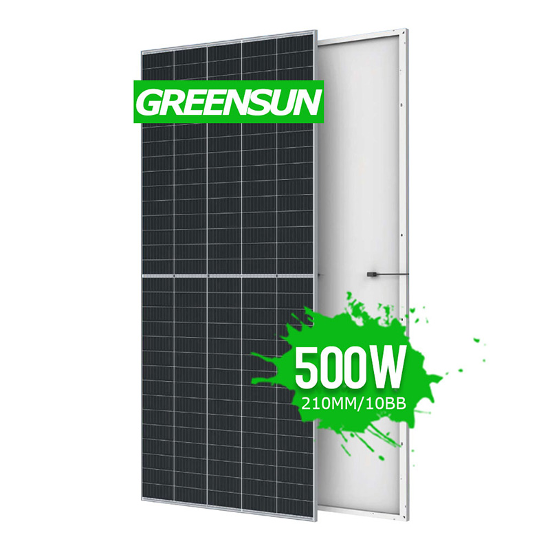 Modulo fotovoltaico da 210 mm PERC Mono 500W 510W 520W Pannelli solari 500 Watt Prezzo del pannello solare in Filippine

