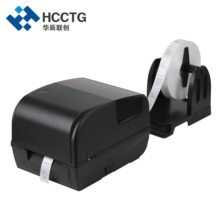 Stampante di etichette per la cura del lavaggio a trasferimento termico diretto 1D/2D da 108 mm HCC-2054TA
