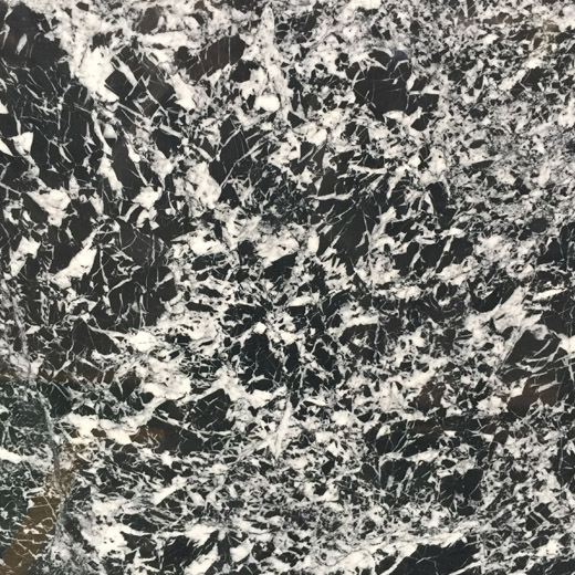 Piastrelle per pavimenti per interni in marmo bianco con venature bianche in marmo nero neve
