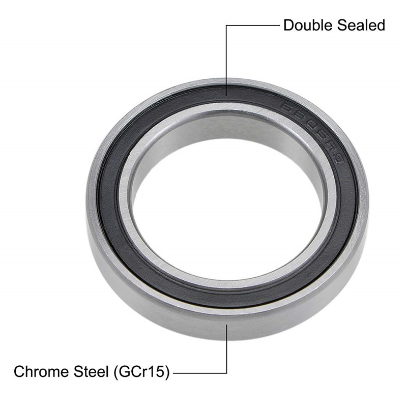 Cuscinetti a sfera 25 mm diametro interno 37 mm diametro esterno 7 mm foro sigillato acciaio cromato 6805-2RS
