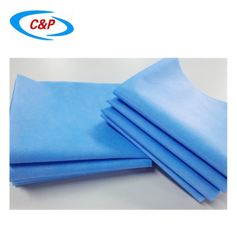 Telo a tinta unita blu non tessuto sterile monouso certificato CE per uso medico
