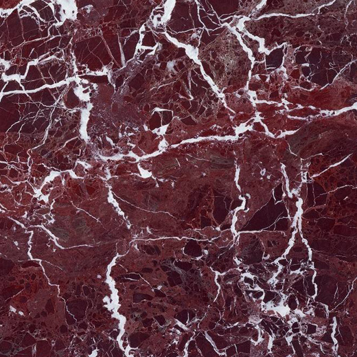 Marmo naturale di colore rosso Venatura bianca Lastra di marmo rosso per pavimenti interni
