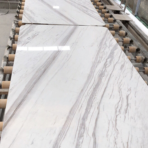 Prezzo delle mattonelle bianche del pavimento della casa di pietra di marmo naturale di marmo bianco di vendita caldo

