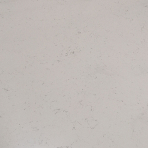 Lastra di quarzo sintetico bianco con design in marmo a vena distribuita per l'esportazione
