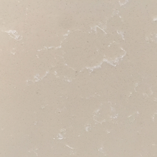 Colore Beige Carrara Ingegnere Pietra Di Quarzo Venatura Bianca Colore Quarzo Artificiale
