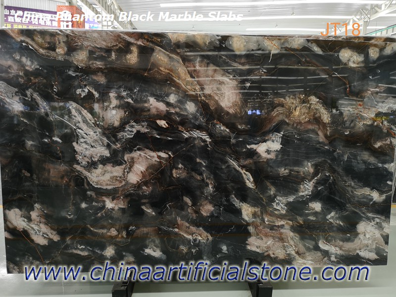 Lastre di marmo nero fantasma Cina
