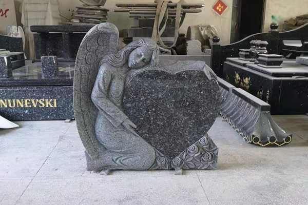 monumento di design angelo per tombe di lapidi