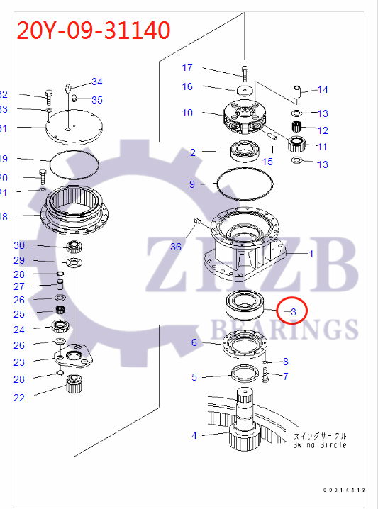 KOMATSU PARTS