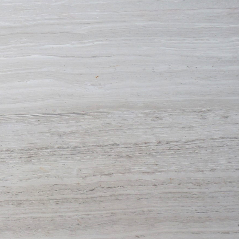 Piastrelle sottili lucidate in marmo cinese bianco venato di legno
