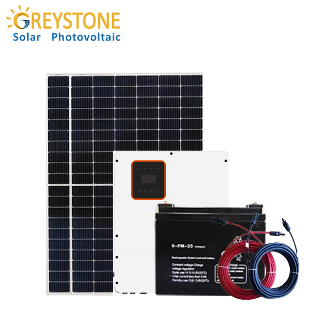 Sistema di energia solare ibrido professionale da 10kw per uso domestico
