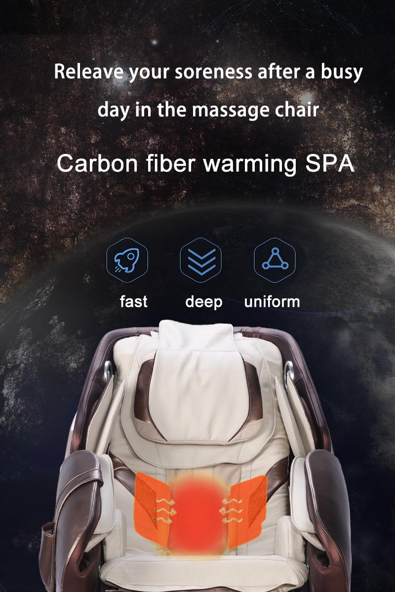 Poltrona da massaggio SPA riscaldante in fibra di carbonio