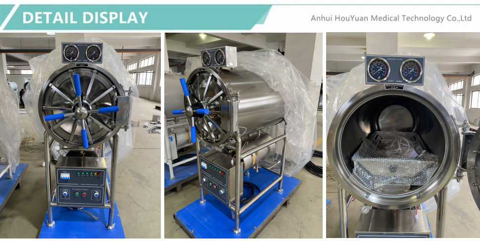 macchina per autoclave orizzontale