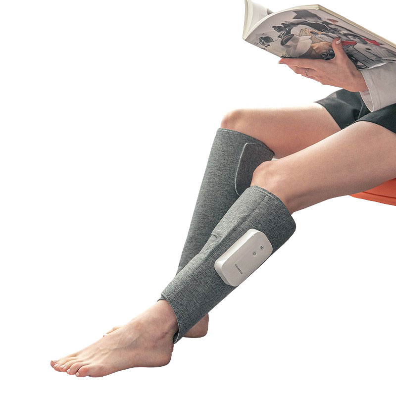 Massaggiatore scaldamuscoli elettrico Massaggiatore per gambe a compressione d'aria portatile senza fili riscaldato

